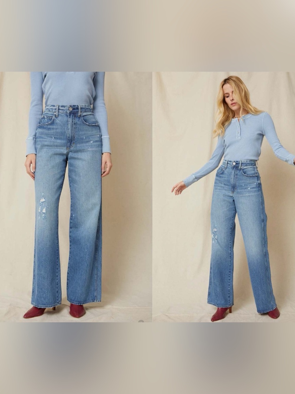 AMO Frida Flare Jeans in back to life